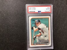 1989 Topps Will Clark #660 PSA 8