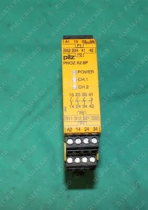 Pilz, PNOZ-X2.8P-24VACDC-3n/o-1n/c, 777301, Safety Relay Used - Picture 1 of 2