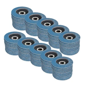 100 Stück Premium Zirkonia Klappe Scheibe Schleifen Schleifen 4-1/2"" x7/8"" 40er-Körnung - Bild 1 von 7