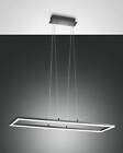 Fabas Luce LED Pendelleuchte Bard 2000x320mm 52W Neutralweiß Anthrazit dimmbar