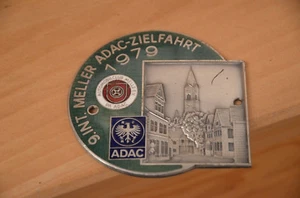 Oldtimer Plakette, Meller 9. Internationale ADAC Zielfahrt, 1979, sehr gut! - Bild 1 von 9