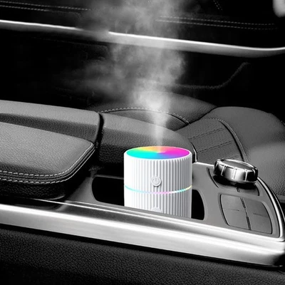 Compact Electric Air Diffuser Humidifier with LED Night Light for Home - Image 1 of 3