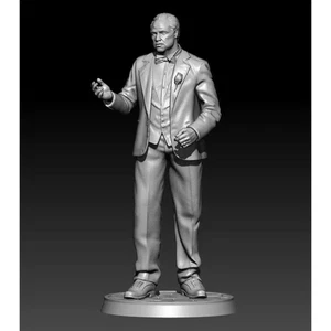 1/24 75mm 3D Print Model Kit Vito Corleone Godfather Movie Unpainted - Picture 1 of 3