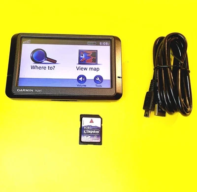 *FRENCH VOICE ONLY* GARMIN NUVI 255W GPS NAVIGATION SYSTEM UNIT 4.3" TFT LCD - Image 1 of 4