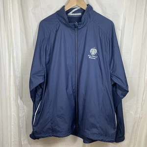 Zero Restriction Tour Series Golf Jacket Trump Bedminster Blue Size XXL - Picture 1 of 17