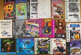 Vintage SEGA Video Game Manual/ Instruction Booklets *Pick and Choose*