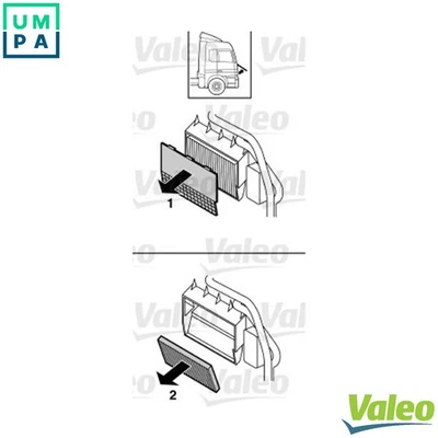FILTER CABIN AIR 716008 FOR DAF MX265/300/340/375 12.9L XE250C/280C 12.6L 6cyl - Image 1 of 4