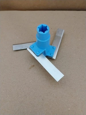 TUPPERWARE ERSATZTEIL MESSER-EINSATZ FÜR QUICK-CHEF 3 Blau D150 - Bild 1 von 2