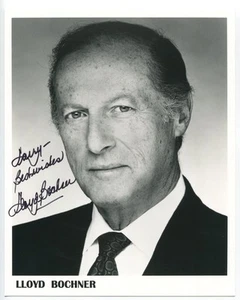 Lloyd Bochner Signed 8x10 Photo Autographed Actor Batman The Animated Series - Picture 1 of 2