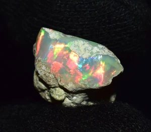 Natural White Opal Rough 12.15 CTS, Ethiopian Welo Opal Raw Gemstone For Jewelry - Picture 1 of 7