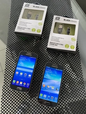 Lot Of 2 Samsung Galaxy S4 Mini 4G 16GB Verizon/AT&T SCH-I435/SGH-I257 Rare G9 - Image 1 of 4