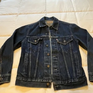 Levi’s Jacke 70506 0216 Blau Denim Trucker Größe 36 Made In Canada Vintage 80’s - Bild 1 von 15
