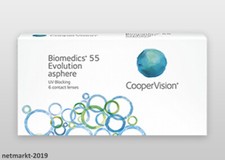 CooperVision Kontaktlinsen Biomedics 55 Evolution UV 1 x 6 Stück Monatslinsen