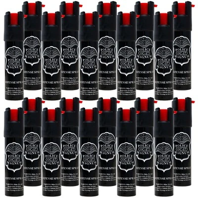 20 spray de pimienta Police Magnum a granel 0,75 oz seguridad autodefensa protección de seguridad Foto 1 de 4