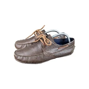 Arturo Calle Brown Leather Loafers Men's Shoe US Size 8.5 EUR41 - Picture 1 of 12