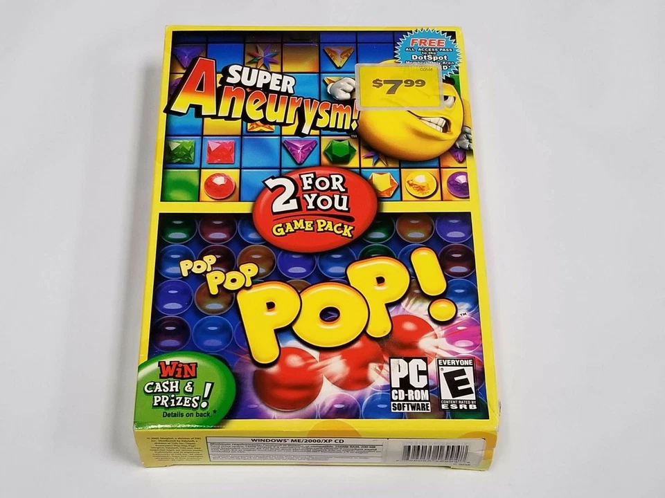 Super Aneurysm! & POP POP POP 2 For You Game Pack for WINDOWS PC - Image 1 of 1