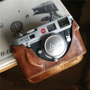 New Genuine Leather Camera Half Case Bag Cover For Leica M2 M3 M4 M4-P M6 M7 MP - Picture 1 of 13