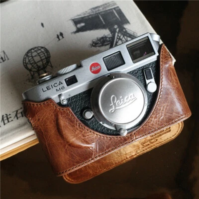 New Genuine Leather Camera Half Case Bag Cover For Leica  M2 M3 M4 M4-P M6 M7 MP - Image 1 of 4