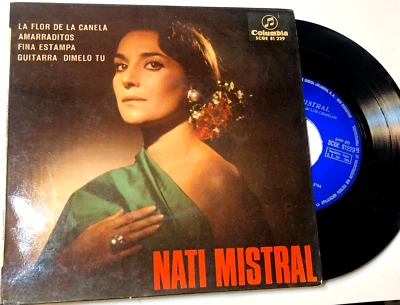 Nati Mistral 7" 45 Ep Record & Picture Sleeve La Flor De La Canela   Latin Foto 1 de 4