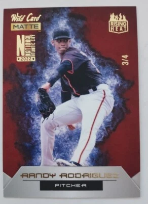 2022 Wild Card SP Exclusive - 3/4 Randy Rodriguez #RHN-10, San Francisco Giants. - Image 1 of 4