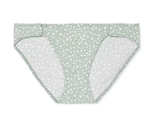 Victoria's Secret PINK NWT Adaptive XL Green Bikini Panty Floral Stretch GAMUT - Picture 1 of 8