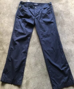 ARMANI JEANS Mens Chino Trousers Casual Loose Fit Cotton Pants 36w New Navy Blu - Picture 1 of 20