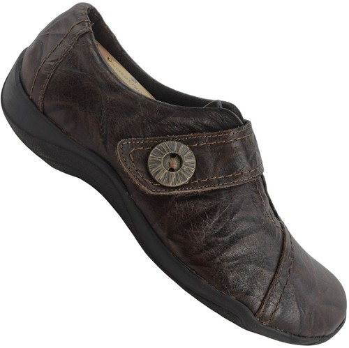 Mocassini Clarks Artisan Kessa Betty Strap in pelle marrone da donna 7 5 scarpe comode