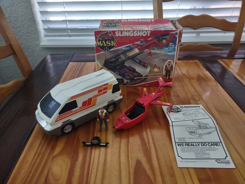 Slingshot Kenner M.A.S.K. W/Ace Riker Original Cover
