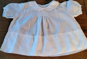 Vestido infantil batista blanco vintage bordado y pintuck tan dulce - Imagen 1 de 10