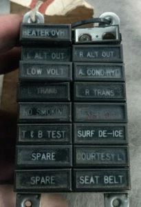 TELLITE P/N 351-21672-006 Cessna 402B Annunciator Panel Assembly (Volts: 28) - Picture 1 of 7