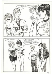 TAVOLA ORIGINALE FUZZY EDIFUMETTO parodia fonzi - Bild 1 von 1