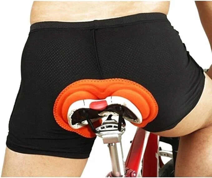 Pantalones cortos acolchados transpirables 3D para mujeres hombres para bicicleta ciclismo bicicleta ropa interior pantalones suaves Foto 1 de 4