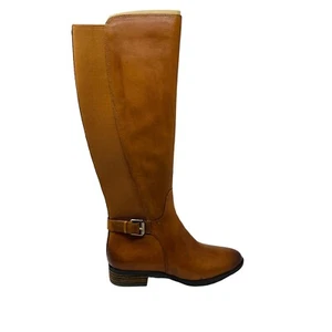 Nuevo Sam Edelman Mujer Paxten Talla 6.5M Cuero Whisky Tacón Alto Hasta la Rodilla Nuevo en Caja - Imagen 1 de 11