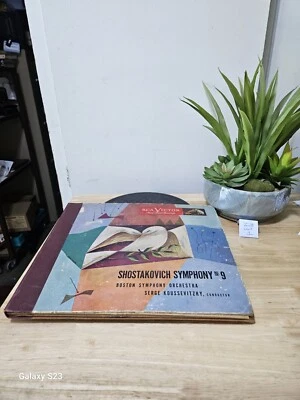 Shostakovich “Symphony No. 9” RCA Victor  Set #DM-1134 Koussevitzky - Image 1 of 4