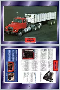 Mack RD600 - 1988 - In-Line Engines - Atlas Trucks Maxi Card - Picture 1 of 1