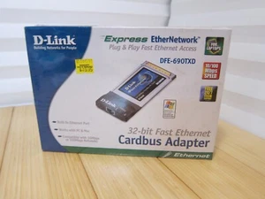 Brand New D-Link CardBus Adapter 10/100 Fast Ethernet PC Card DFE-690TXD 32 Bit - Picture 1 of 8