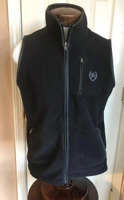 Chaleco polar Tommy Hilfiger negro sin mangas para hombre L Foto 1 de 4