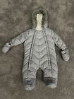 F&F Baby Grey All In One Romper Snowsuit Age Up To 3 Months