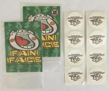 (HCW) 2 Packs of Nashville Predators 1.25" Logo Stickers - 4/Pack = 8 Total