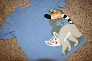 F6i4 NWT Boys Size 4T 5T 6 7 8 GYMBOREE Outback Adventure Blue LEMUR Shirt top - Picture 1 of 1