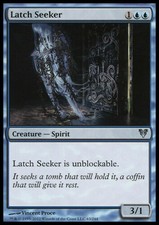 4x MTG: Latch Seeker - Blue Uncommon - Avacyn Restored - AVR - Magic Card