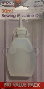 Sewing Machine Oil 30ml Clear oil Lubricate sewing machine Bottle Oil 30 ml - Picture 1 of 5