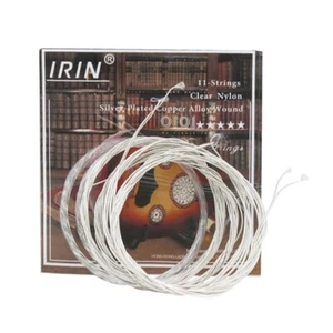 11 Strings Arabic Oud StringsClear Nylon Silver Plated Copper Alloy Wound String - Picture 1 of 8