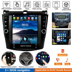 Do Honda Accord 7 VII 2003-2007 Radio samochodowe GPS Nawigacja Android WIFI DAB 32GB