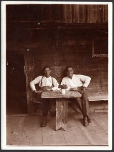 Original Photo German Army Soldiers - 3.4 x  4.5 inch - "U19b - Picture 1 of 3