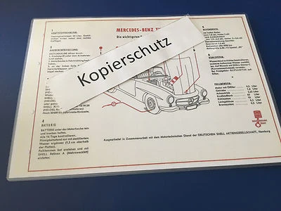 Shell Lubricación-Mantenimiento Mercedes 190 SL Foto 1 de 2