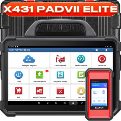 LAUNCH X431 PAD 7 PAD VII Elite Professional OBD2 Diagnostic Tool ECU Programmer J2534 - Image 1 of 4