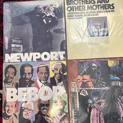 8LP Lot: Newport Jazz Festival Live Unreleased Highlights Bebop Boys Savoy — 第 1/4 张图片