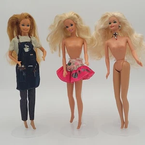 3 Vtg TNT Barbies. 1966 Twaiwan red hair. 1975 Blonde China. 1-Bendable knees - Picture 1 of 10