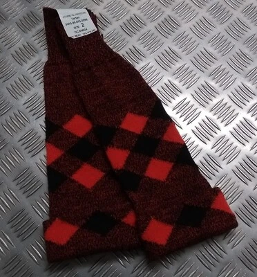 RRS Kilt Hose British Army Pattern Tartan Triple Dice Footless Stockings New